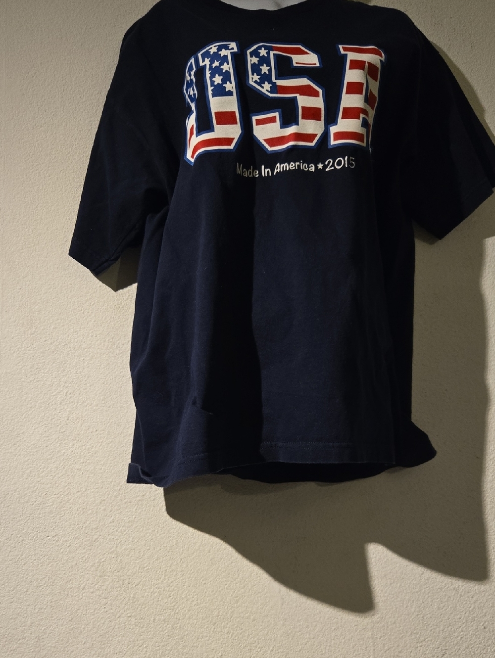 USA MADE IN AMERICA 2015 100% COTTON SZ. LARGE T SHIRT